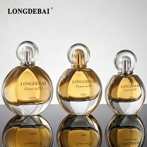 En Stock, Botellas de Perfume de Vidrio Vacías de 30ml, 50ml, 100ml, Botella de Perfume de Lujo con Atomizador para Mujer - Product Image 3
