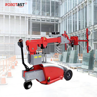 Lève-vitre électrique à vide 400/800 kg, robot mobile de vitrage pour dalles de granit, marbre, verre, tôles métalliques, hauteur de levage 5 m
