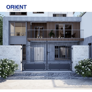 Snelle Levering Oprit Schuifpoort Roest Vrij Ontwerp Aluminium Oprit Aangepaste Intrekbare Poort Moderne Oprit - Product Image 2