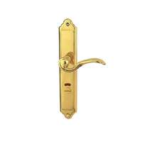Serrure de poignée de porte et de fenêtre en laiton antique Design moderne à double traction pour salle de bain hôtel fait maison en laiton
