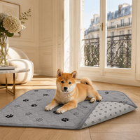 Tapis d'apprentissage lavables pour chiots en tissu à mailles ultra-fines, matelassage ultrasonique, imperméables en TPU, antidérapants et anti-fuites