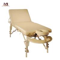 Mt Embrace-Rudy Factory Table de massage en bois professionnelle, portable, légère et pliante Lit de massage pour cils avec dossier