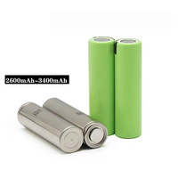 Harga pabrik 3.7v baterai Lithium Ion isi ulang Li Ion 2500mah 3000mah baterai Li-ion 18650 sel