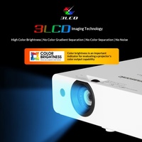 Projecteur 3LCD PT-UW391C Pan As Onic pour réunions d'affaires et éducation, 3800 lumens, résolution HD WXGA, portable