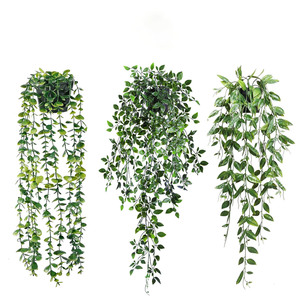Planta Artificial Colgante, Bonsái de Plástico Falso para Decoración de Interiores, Paredes, Hogar y Exteriores - Product Image 5