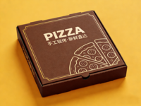 Boîte à pizza 6 7 8 9 pouces, épaisse, anti-graisse, emballage à emporter, vente en gros
