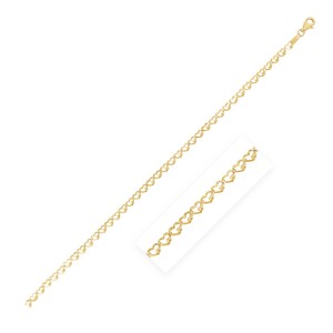 UD2 14k giallo placcato oro bianco placcato oro 18k catena a maglie a cuore lucido con conchiglia di perle diamantate-stile religioso alla moda - Product Image 1