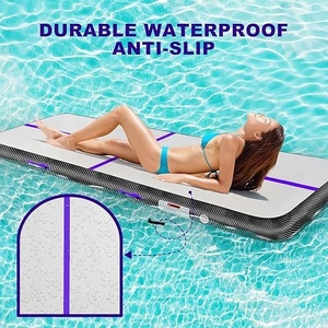 Colchoneta Inflable Personalizada con Logotipo para Gimnasia, Colchoneta de Entrenamiento de PVC Disponible en Longitudes de 3m, 4m y 6m con 10cm de Grosor para Uso en Gimnasios - Product Image 5