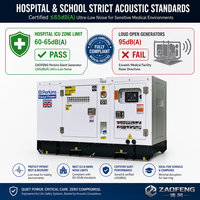 Générateur diesel portable silencieux BS6500DSE 30kw 40kw 50kw, 418CC, démarrage électrique, réservoir de carburant de 15L, certifié CE/ISO, usage domestique, 50/60Hz