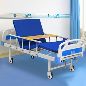 <span class=keywords><strong>Lit</strong></span> médical manuel à double manivelle, réglable, avec poulie et cadre métallique - Product Image 2