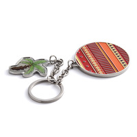 Miroir de maquillage grossissant personnalisé avec impression UV, logo personnalisé, plaqué argent, simple face, porte-clés de poche, cadeaux