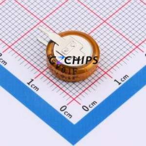 Supercondensador FH5R5V104TH-L0, Componente de Montaje en Orificio (THT), P=5mm, Condensador 0.1F -20%~+80% 5.5V - Product Image 1