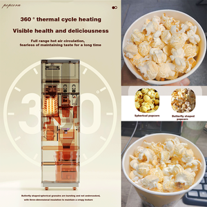 New Style <b>Corn</b> Machine Full Automatic Commercial Mall Popcorn Vending Machine With Coin Bill Acceptor - Product Image 2