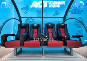 Elite One-Row Portable Soccer Dugouts Bancs de football pour les joueurs et les entraîneurs en acier et en aluminium pour le stade et l'école - Product Image 6