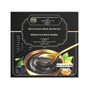 Prix de gros, haute qualité, cinq poudres noires : sésame noir, baie de goji <span class=keywords><strong>noire</strong></span> et noix, pour hommes et femmes - Product Image 2