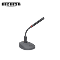 Microphone à condensateur filaire en métal MC282, cardioïde, col de cygne, pour conférence, alimentation XLR Phantom, suppression du bruit, mixage de bureau
