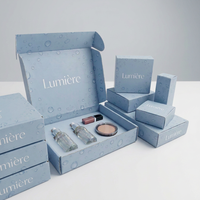 Boîte d'emballage en papier couché pour produits de soin de la peau, emballage de produits de beauté, emballage de sérum cosmétique, emballage de parfum, petite boîte d'emballage personnalisée