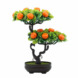 <span class=keywords><strong>Arbre</strong></span> fruitier artificiel en pot, bonsaï, faux mini-fruits en plastique, plantes, orange, champignon, citron, pêche, <span class=keywords><strong>fraise</strong></span>, décoration de mariage à domicile - Product Image 5