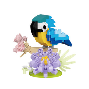 Mekanism – blocs de construction en forme d'oiseau perroquet, jouet en micro particules pour enfants de 7 à 14 ans, cadeau d'anniversaire, décoration - Product Image 3