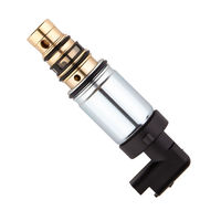 Katup Kontrol Kompresor AC 12V Berkinerja Tinggi ISO9001 Katup Solenoid Aluminium Tembaga Grosir Suku Cadang Kompresor Otomotif