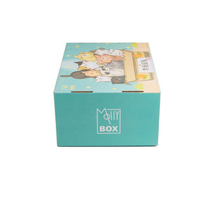 Cajas corrugadas azules con precio barato Diferentes tamaños y precio barato Cajas corrugadas con impresión privada - Product Image 6