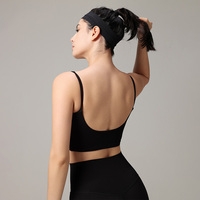 De Alta Elasticidad Para Mujer Para Correr,Chaleco De Yoga Roscado,ropa Interior Suave De Alta Elasticidad Que Absorbe Los Golpe