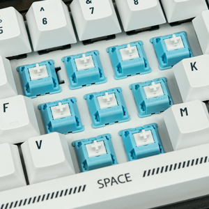 ホットセール AFLION BlueSky スイッチ 58g ロングポール サイレント リニア メカニカルキーボードスイッチ ブルー/ホワイト ゲーミング プロプレイヤー向け - Product Image 2