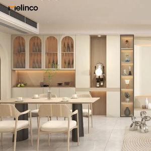 Melinco Custom Wooden Wall Cabinet System One-stop Solution Master Bedroom Cloakroom Free Design Walk-in Closet <strong>Storage</strong> <strong>Wardrobe</strong> - Product Image 4