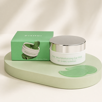 Patchs Hydrogel Hydratants Bio Végétaliens aux Herbes et Vitamine C Contre les Cernes – 30 Paires – Emballage Pot Vert