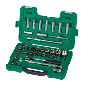 ชุดเครื่องมือซ่อมรถยนต์ <span class=keywords><strong>SATA</strong></span> 09006 ชุดประแจหกเหลี่ยมขนาด 1/2 นิ้ว พร้อมชุดซ็อกเก็ตหัวเทียน ด้ามจับแบบแร็ทเช็ต และอะแดปเตอร์ - Product Image 1