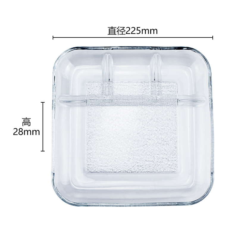 CP-09 transparent dumpling plate (-only-color box-