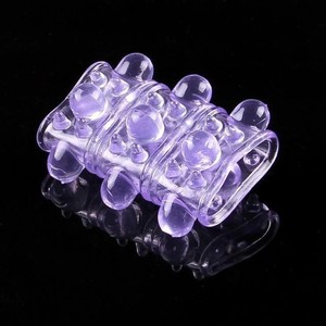 Beaded Ring Set Silicone <b>Ball</b> Design For Men Fashion Jewelry Comfortable Wearable Accessory - Product Image 2