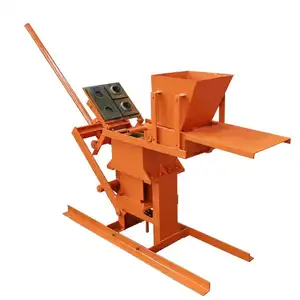 wholesale price automatic manual eco ecological compressed burnt soil and automatic clay bricks making machines