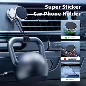 2024 Driving Is Necessary Rotate Mount Foldable Car Phone Holder Stand Cell Phone Stand Magnetic Car Mobile Phone Holder