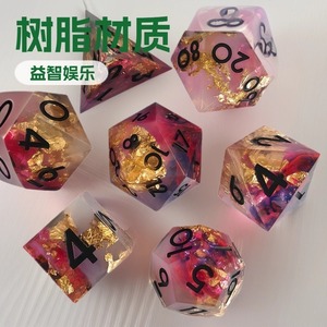 Epoxy Dnd Gioco da Tavolo Dungeons & Dragons Coc Campagna Trpg Carte Dadi - Product Image 1