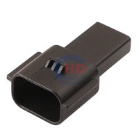 Adaptateur de Faisceau de Câblage Électrique Automobile HD046K-0.6-11, Connecteur Mâle 4 Broches en Cuivre, Boîtier Électrique de Voiture 12V 2A