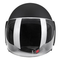 Casque de moto bon marché en matériau ABS avec des lentilles longues simples colorées
