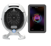 Analyseur de peau intelligent MOJI A6 AI Magic Mirror compatible EU/US/UK/AU, analyse du visage, spectre UV/humidité, topographie 3D