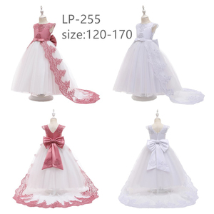 Vestido Formal Largo Hasta el Suelo para Niñas, Diseño Floral de Satén para <span class=keywords><strong>Cumpleaños</strong></span> de <span class=keywords><strong>Adolescentes</strong></span> de 14 Años, Suministro ODM para Primavera - Product Image 5