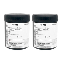 Véritable ShinEtsu G-746 Graisse thermoconductrice Isolation électronique électrique Pâte de dissipation thermique argentée 1kg