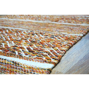 Hermosa y lujosa alfombra grande de algodón rectangular hecha a mano Casual interior/exterior antideslizante versátil alfombra lavable tejida - Product Image 1