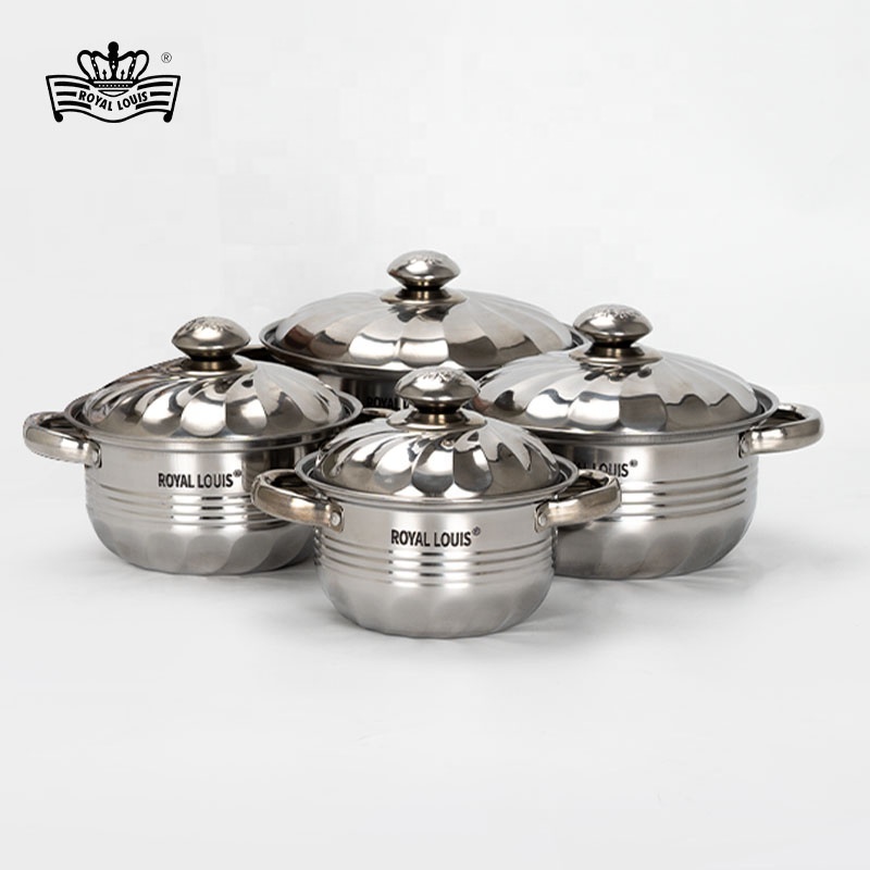 Royal Louis 8pcs Stainless Steel Cookware Set Spiral Pattern Steel Lid Modern Design for Home Kitchen Tools Kitchenware · image 3
