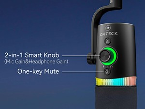 Microphone <span class=keywords><strong>vocal</strong></span> dynamique pour performance live, enregistrement en studio, microphone cardioïde XLR, microphone filaire USB pour diffusion avec pied de table - Product Image 4