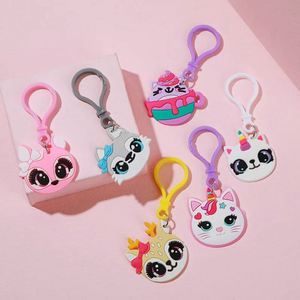 Custom Cheap Rubber Keychain Manufacturers Wholesale Promotion Key Ring Souvenir Birthday Gifts - Product Image 2
