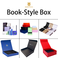 Caja de Envío de Cartón Corrugado Ecológica de Alta Gama Negra para Comercio Electrónico, Ropa, Regalos, Almacenamiento, con Logotipo Personalizado