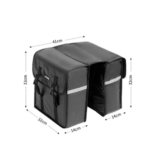 Borsa Posteriore per Bicicletta da 25L, Grande Capacità, Portapacchi per Esterni, Borse per Ciclismo <span class=keywords><strong>MTB</strong></span> e Bici da Strada, Doppia Borsa Laterale - Product Image 3