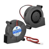 Ventilateur centrifuge sans balais DC AMB5015H12B 12V en plastique pour bidet/purificateur d'air/imprimante 3D, double roulement à billes, certifié CE