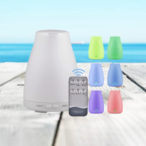 130ml độ ẩm Tinh dầu khuếch tán 2024 Sản phẩm mới dầu khuếch tán với 7 thay đổi dẫn ánh sáng - Product Image 6