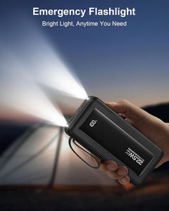 Chargeur portable HYTO avec câbles intégrés, fin, <span class=keywords><strong>20000mAh</strong></span>, charge rapide 22.5W, <span class=keywords><strong>batterie</strong></span> <span class=keywords><strong>externe</strong></span> USB C, affichage LED, 6 sorties - Product Image 5