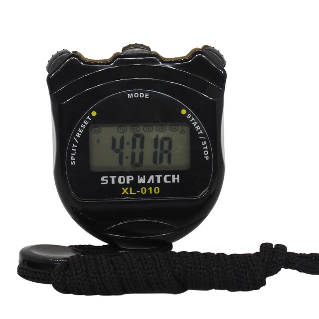 Factory Stopwatch Timer Large Digital Count Timer Toy Stop Watch Electronic Stopwatch Clock Battery Powered Alarm Custom Logo